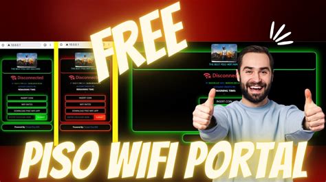 Free Piso Wifi Portal .